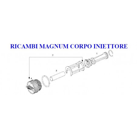 Ricambi Magnum corpo Iniettore